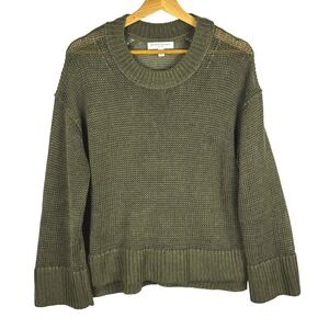 Banana Republic Women Open Knit Sweater Sz S Long Sleeve Coastal Beach